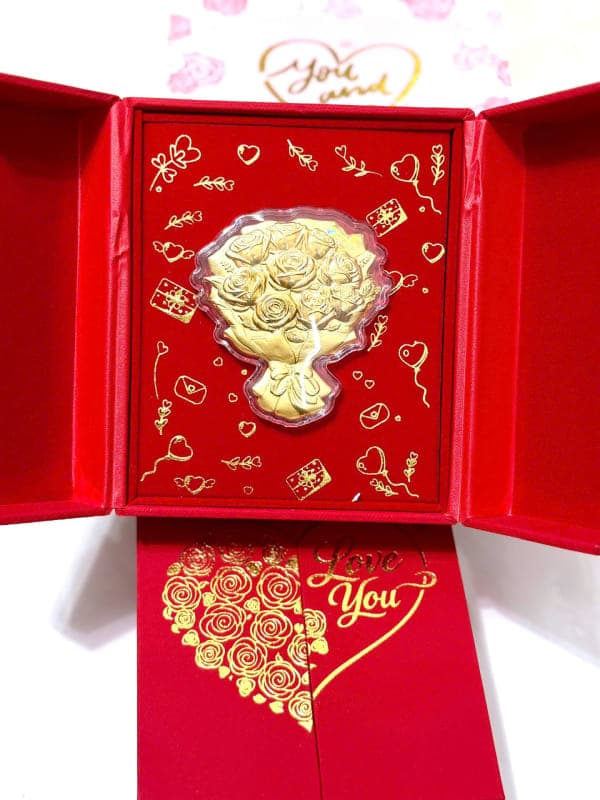 HOA HỒNG 3D KÈM HỘP NHUNG